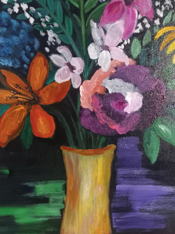 Vase of Flowers (Original Painting)