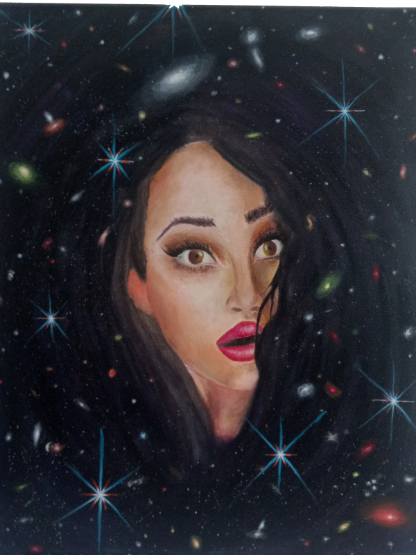 Stuck in Space (Original Painting)